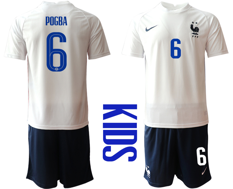 Cheap 2021 France away Youth 6 soccer jerseys